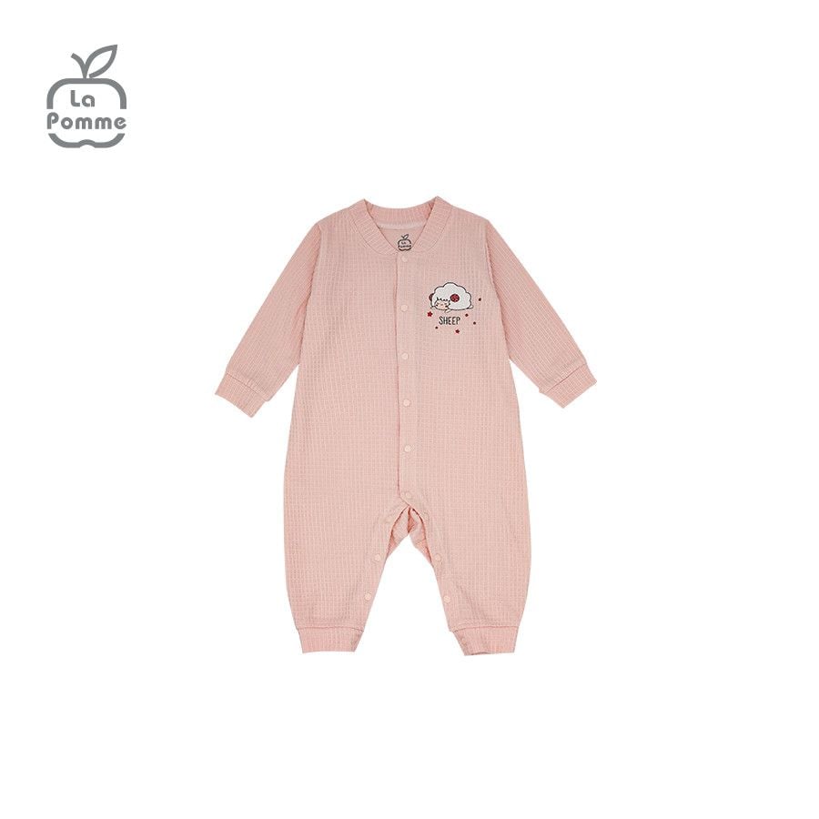  JL053 Bộ Jumpsuit dài tay Cừu con La Pomme - Xanh 