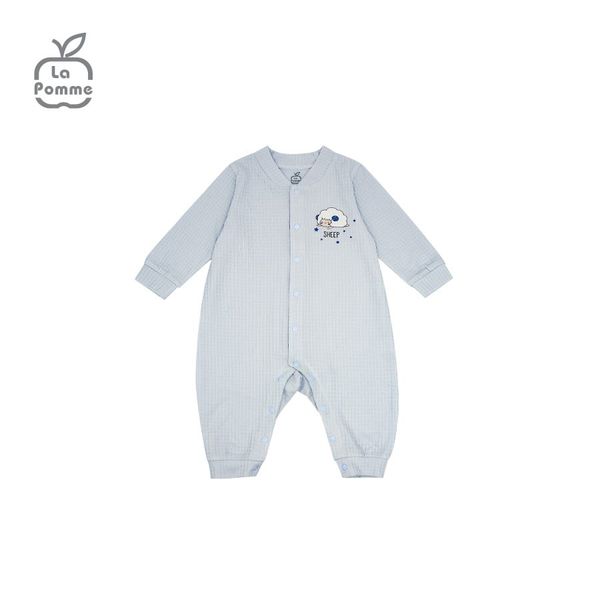  JL053 Bộ Jumpsuit dài tay Cừu con La Pomme - Hồng 