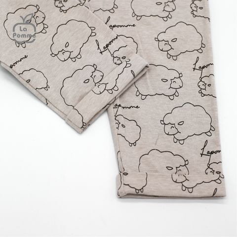  SL205 Bộ dài tay Đàn cừu nhỏ La Pomme - Xanh 