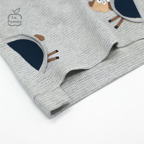  SL210 Bộ dài tay chú cừu vui vẻ La Pomme - Ghi 