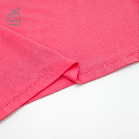  SS211 Bộ cộc tay La Pomme hoa Tulip - Hồng 