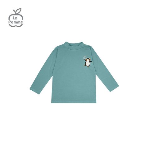  TL021-A Áo cổ 3cm trơn La Pomme - Trắng 