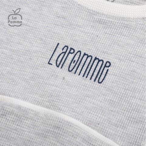  SL236 Bộ dài tay phối màu thể thao La Pomme - Ghi 