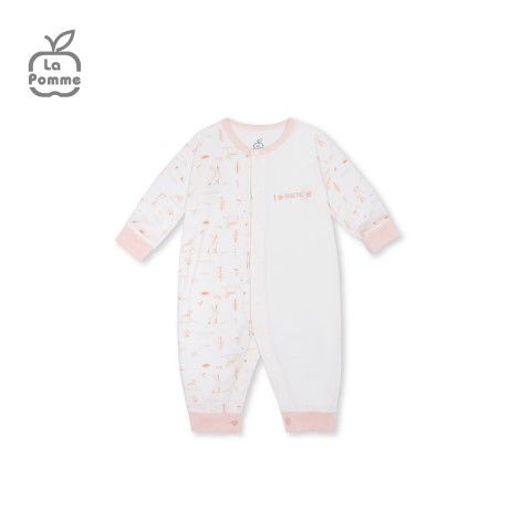  Body dài tay La Pomme Petit - Trắng 