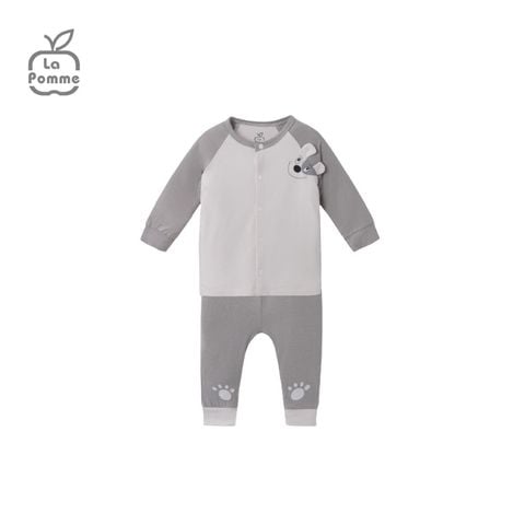  Bộ dài tay La Pomme cúc giữa sweetie - Cam 