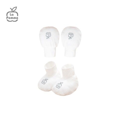  Set bao tay bao chân La Pomme - Kẻ Nâu 