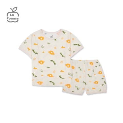  Bộ cộc tay La Pomme Sweet Pattern - Sóc nhỏ 