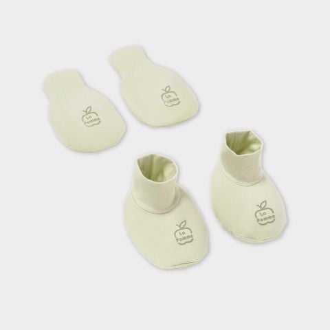  Set bao tay bao chân sơ sinh La Pomme Bé Xù 