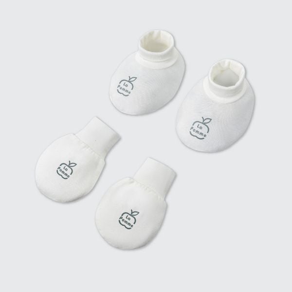  Set bao tay bao chân sơ sinh La Pomme Cute 