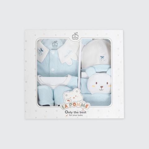  Set quà tặng sơ sinh La Pomme Gấu Cherry - Bộ body liền 