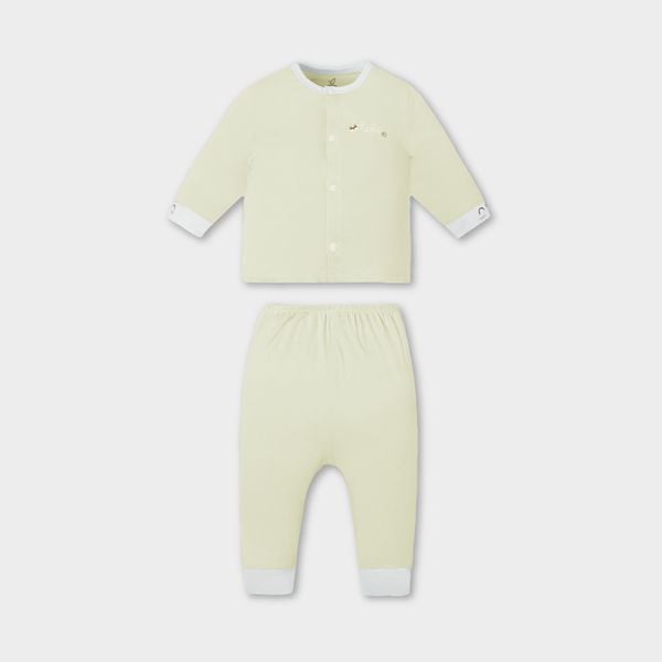  Bộ dài tay La Pomme cúc thẳng Cáo tinh nghịch 