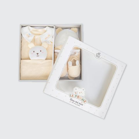  Set quà tặng sơ sinh La Pomme Gấu Cherry - Bộ quần áo rời 