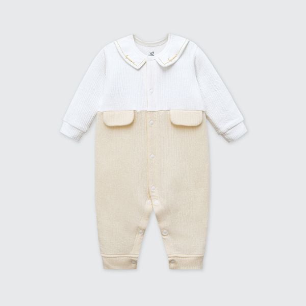  Body dài tay La Pomme dệt vân chìm 