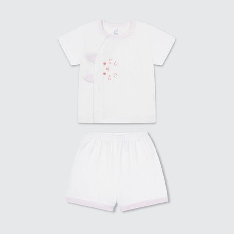  Bộ cộc tay cúc lệch La Pomme Bạn nhỏ ngộ nghĩnh 