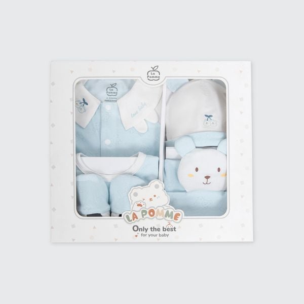  Set quà tặng sơ sinh La Pomme Gấu Cherry - Bộ body liền 