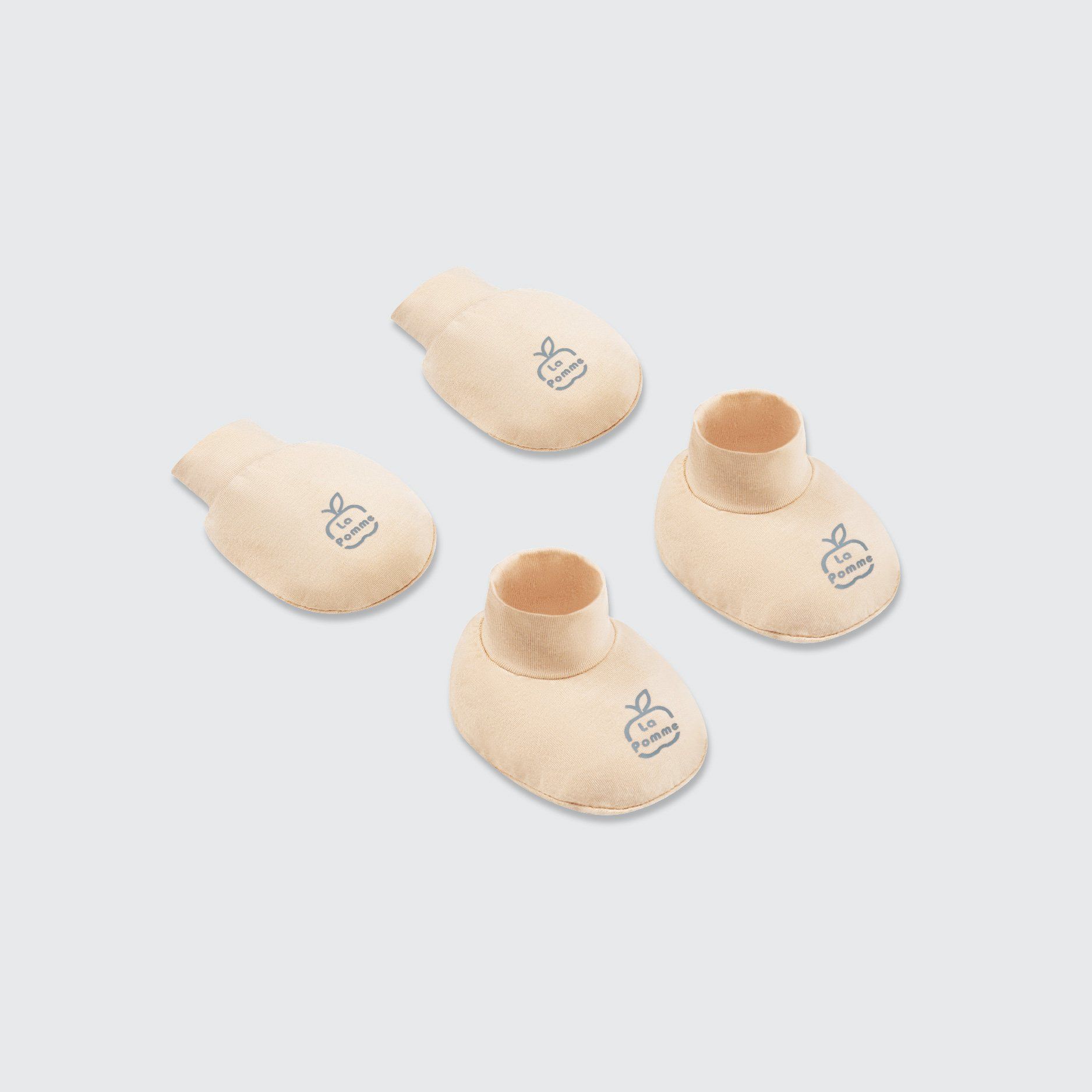  Set bao tay bao chân La Pomme Kẹo ngọt bé con 