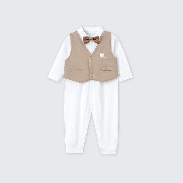  Set body dài tay kèm gile La Pomme dễ thương 