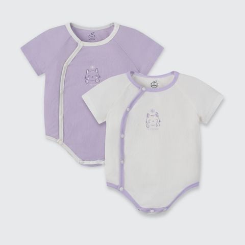  Body chip cộc tay La Pomme phối viền tươi tắn 