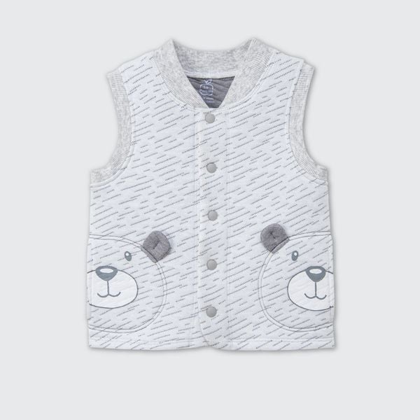  Áo Gile La Pomme túi in mặt gấu 