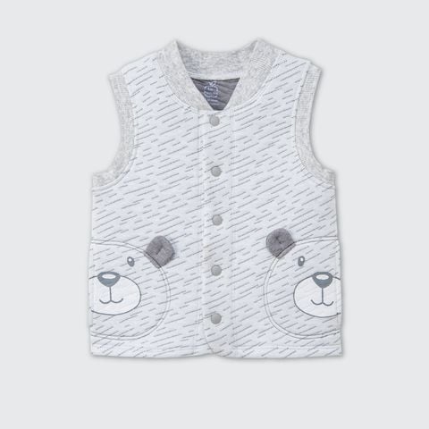  Áo Gile La Pomme túi in mặt gấu 