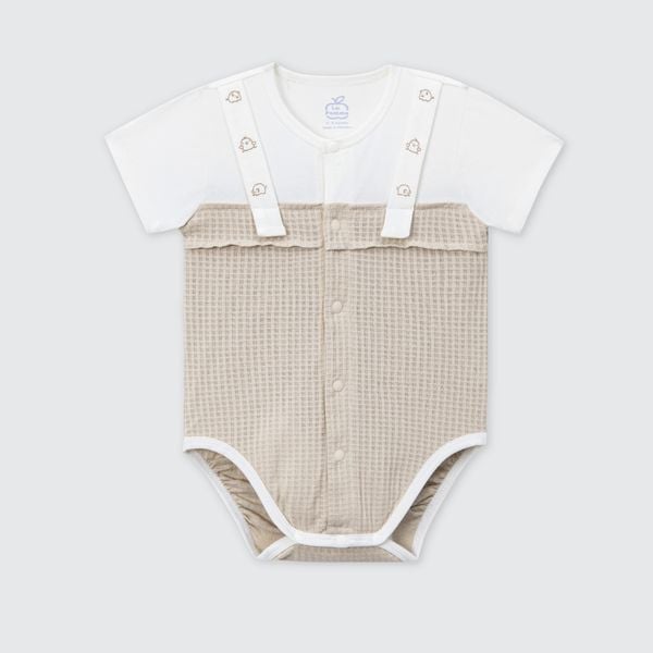  Body chip cộc La Pomme Dệt ô Hàn Quốc 