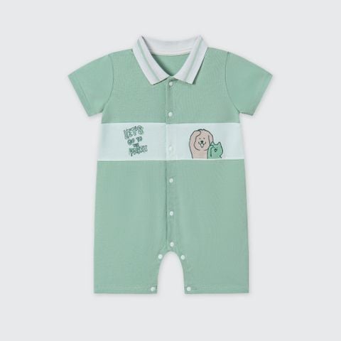  Body cộc tay La Pomme Cún con phối màu 