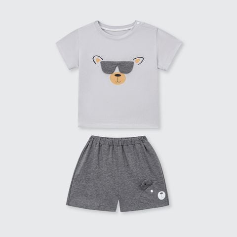  Bộ cộc tay La Pomme Bác gấu cool ngầu 