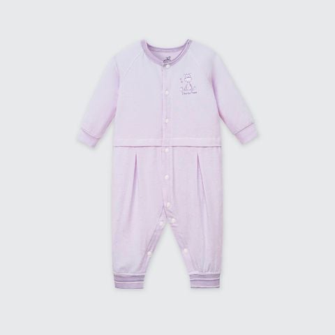  Body dài tay La Pomme viền phối 