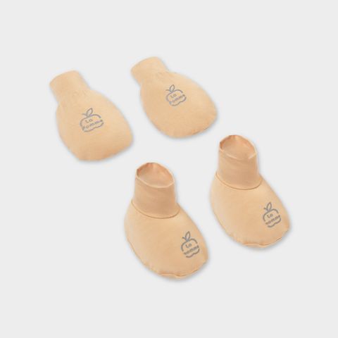  Set bao tay bao chân sơ sinh La Pomme Happy Days 