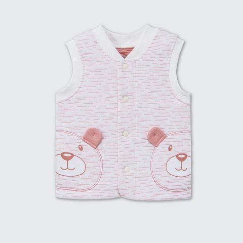  Áo Gile La Pomme túi in mặt gấu 