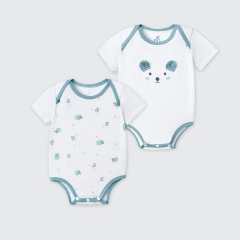  Set 2 Bodychip cộc La Pomme Cổ cách điệu tiện lợi 