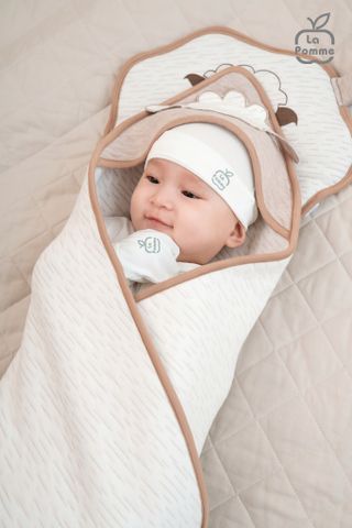  Gối sơ sinh đa năng La Pomme Cừu Bông 