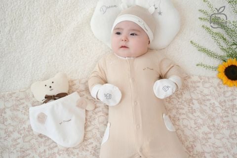  Yếm sơ sinh La Pomme Gấu con ngộ nghĩnh 