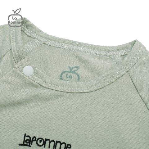  Bộ dài tay La Pomme cúc lệch Koala tinh nghịch - Ghi 