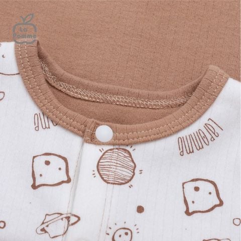  Bộ Dài Tay La Pomme Cúc lệch Fun Galaxy - Hồng 