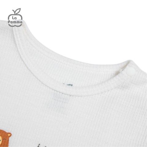  Bộ Cộc Tay La Pomme Thợ làm vườn gấu nâu - Xanh 