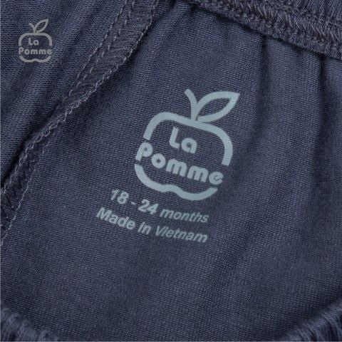  Bộ sát nách La Pomme gấu mầm nhỏ - Hồng 