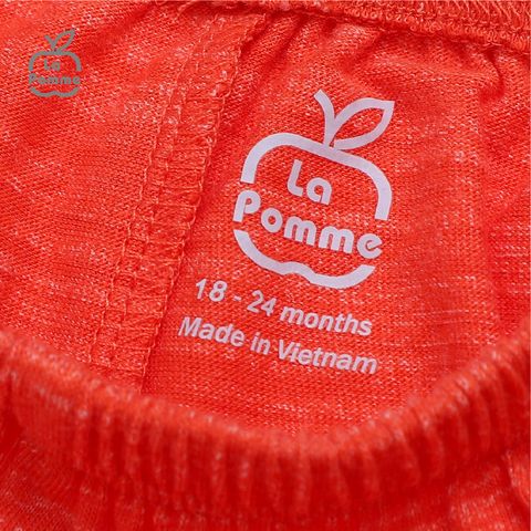  Bộ cộc tay La Pomme Raglan cún nhỏ - Tím 