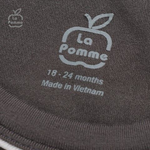  Bộ ba lỗ La Pomme Chó đốm - Xanh lá 