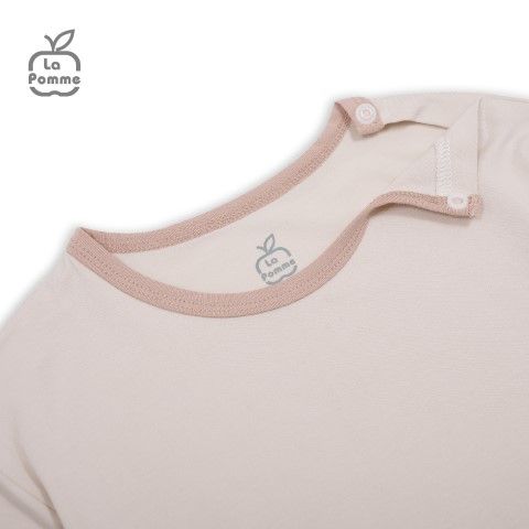  Bộ cộc tay La Pomme mèo Bư ú òa - Vàng 