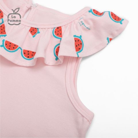  Bộ cộc tay La Pomme Baby Girl - Trắng 