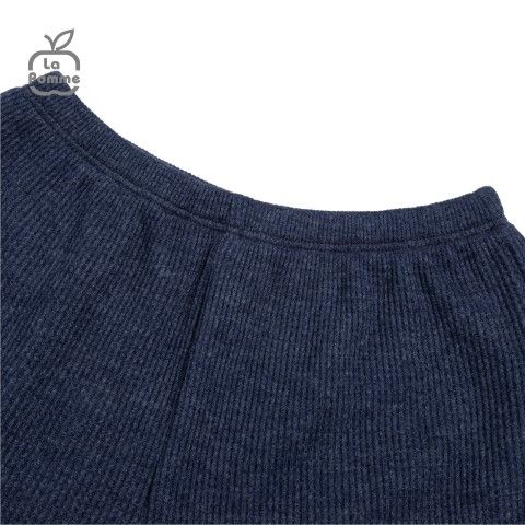  Bộ Cộc Tay La Pomme Thợ làm vườn gấu nâu - Trắng kem 