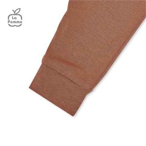  Body chip dài tay La Pomme lovely baby - Nâu 