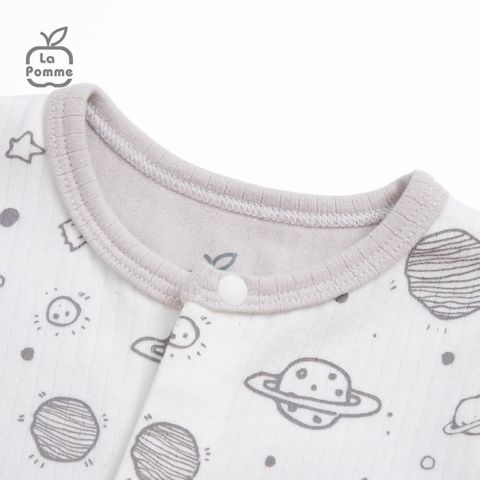  Bộ Dài Tay La Pomme Cúc Giữa Fun Galaxy - Nâu 