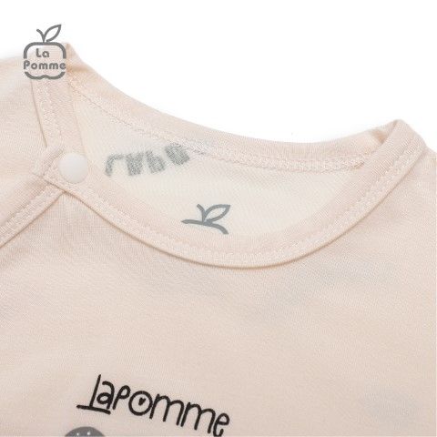  Bộ dài tay La Pomme cúc lệch Koala tinh nghịch - Ghi 