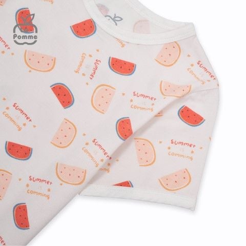  Bộ cộc tay La Pomme Sweet Pattern - Sóc nhỏ 