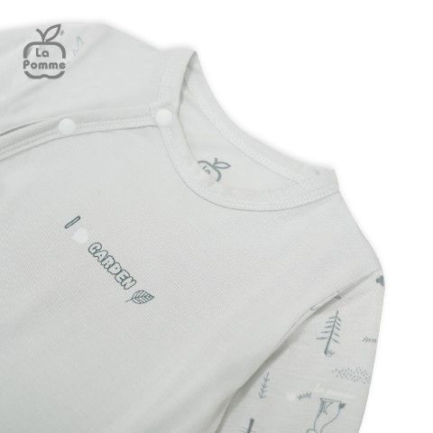  Body chip dài tay La Pomme Petit - Trắng 