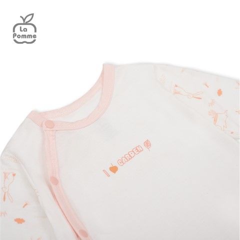  Body chip dài tay La Pomme Petit - Trắng 