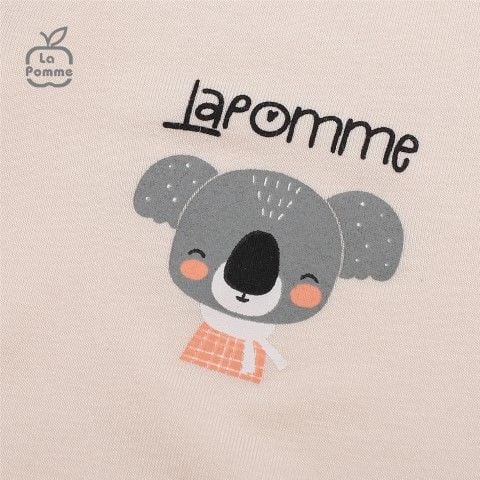  Bộ dài tay La Pomme cúc lệch Koala tinh nghịch - Be 