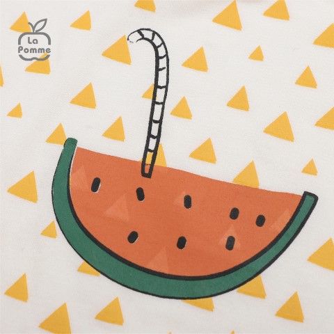  Bộ cộc tay La Pomme Watermelon Juice - Cam 